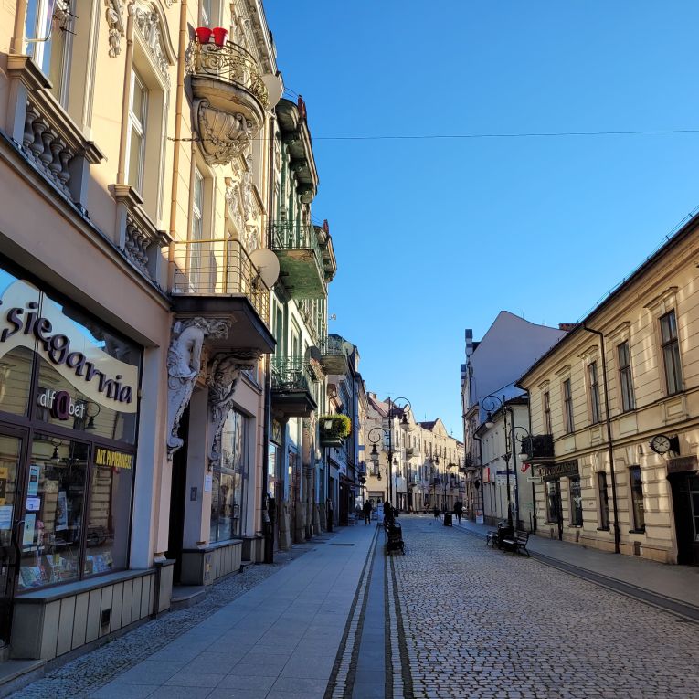 The market square in Nowy Sącz