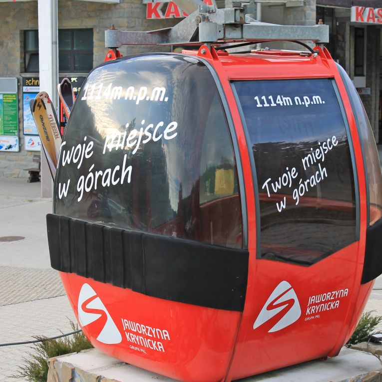 Gondola lift to Jaworzyna Krynicka