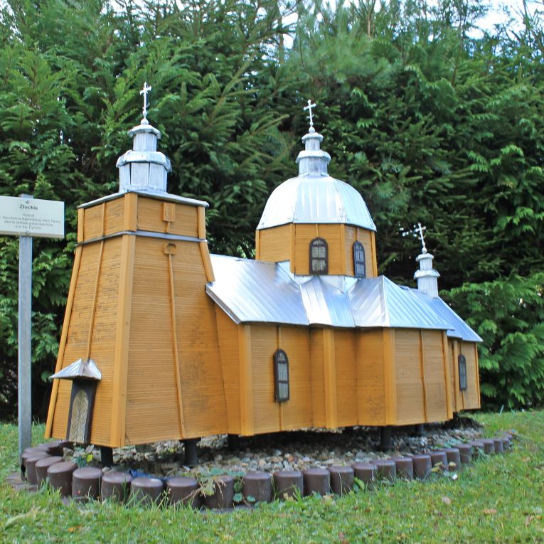 Open-air museum of wooden architecture miniatures