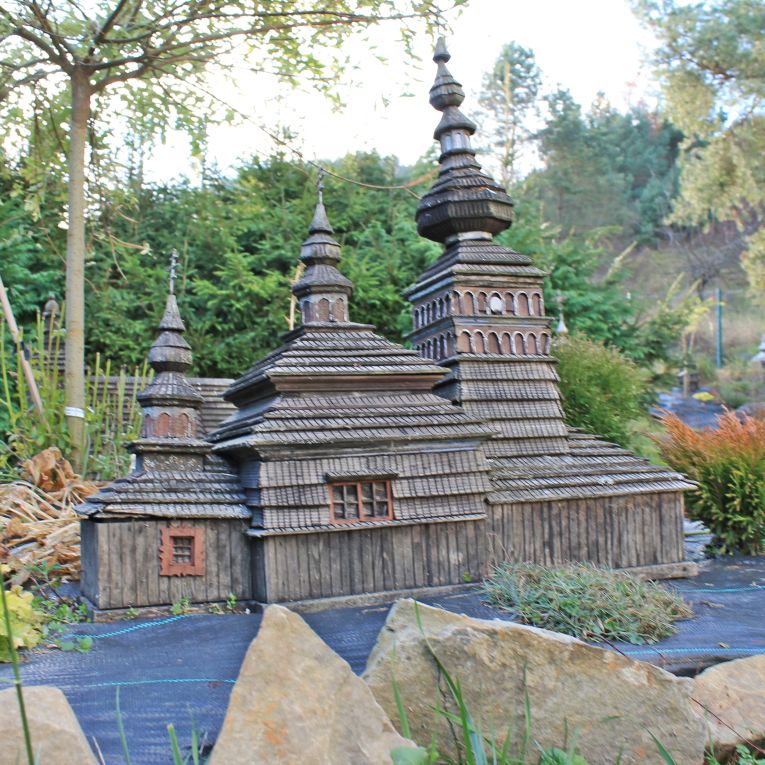 Open-air museum of wooden architecture miniatures