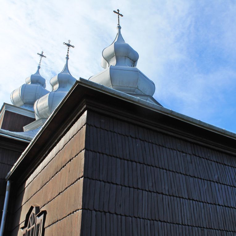 Piorunka - cerkiew drewniana pw. św. Kosmy i Damiana