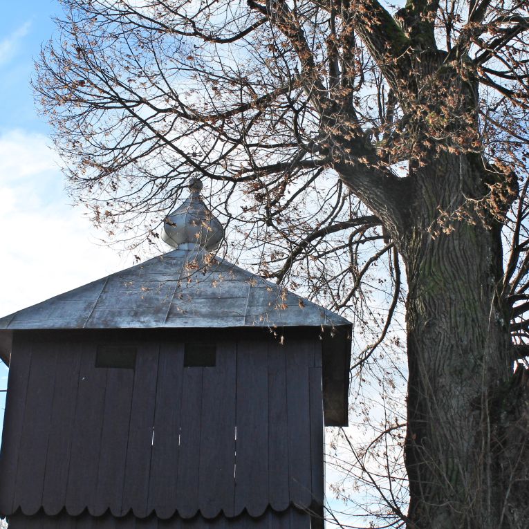Piorunka - drevený kostolík. sv. Kosmu a Damiána