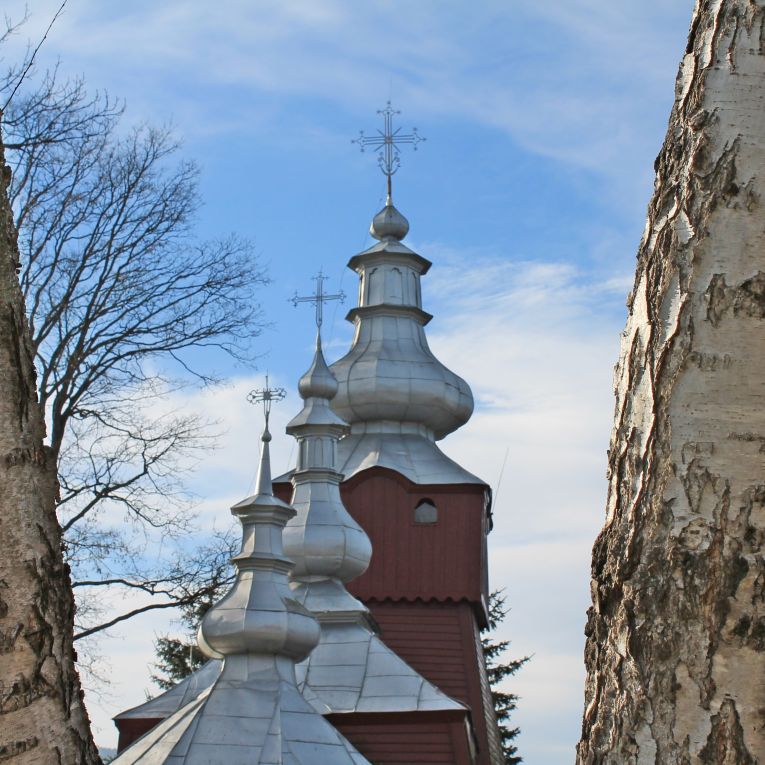 Muszynka - drevený kostolík sv. Jána