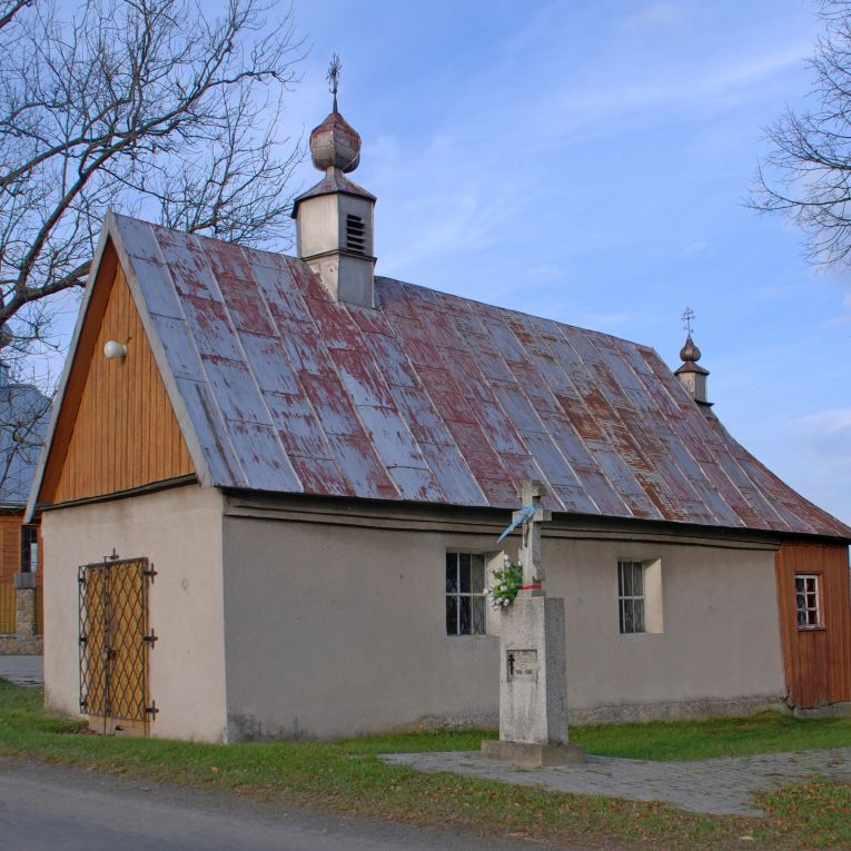 The old church of St. Michael the Archangel in Regietów